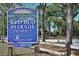 Sign for Red Bug Slough Preserve in Sarasota County with address at 3647 Country Place Blvd, Sarasota, FL 34233