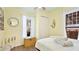 Inviting bedroom with unique decor, storage chest, and a cozy feel at 4721 Garcia Ave, Sarasota, FL 34233
