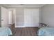 Neutral bedroom with view to closet and hallway at 508 70Th St, Holmes Beach, FL 34217