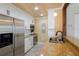 Contemporary kitchen with stainless steel appliances and granite countertops at 850 S Tamiami Trl # 836, Sarasota, FL 34236
