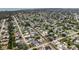 Aerial view of a residential neighborhood near the coast at 861 Nectar Rd, Venice, FL 34293