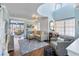 Bright living room with wood floors, stylish decor, and comfortable seating at 861 Nectar Rd, Venice, FL 34293