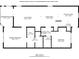 Detailed floor plan showcasing the layout of the home with room dimensions at 175 Kings Hwy # 428 B8, Punta Gorda, FL 33983