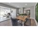 Open living area with an exterior view of the patio and grill at 3130 Key Way, Sarasota, FL 34239