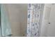 Bathroom featuring a shower with nautical themed curtain at 3333 26Th E Ave # 1257, Bradenton, FL 34208