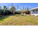 Expansive backyard space featuring a shaded patio area for relaxation and leisure at 4243 Maceachen Blvd, Sarasota, FL 34233