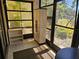 Outdoor lanai with storage at 425 30Th W Ave # C104, Bradenton, FL 34205