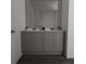 Modern bathroom with a double vanity, granite countertop, and framed mirrors at 4618 Hawthorn Ave, Parrish, FL 34219