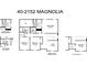 Floor plan of the second floor, highlighting the layout of bedrooms, bathrooms, and loft at 4618 Hawthorn Ave, Parrish, FL 34219