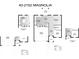 Floor plan showcasing the layout of the first floor, including the kitchen and living areas at 4618 Hawthorn Ave, Parrish, FL 34219