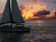 Sailboat at sunset at 466 Sunnyside Dr, Venice, FL 34293
