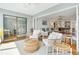 Bright sunroom open to a living room and bedroom at 5014 Marshfield Rd # 30, Sarasota, FL 34235
