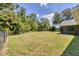 Expansive backyard with lush greenery, providing plenty of space for outdoor activities and recreation at 5642 29Th Street E Cir, Bradenton, FL 34203
