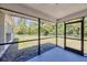 Relaxing screened-in patio perfect for enjoying the outdoors, with views of the backyard at 5642 29Th Street E Cir, Bradenton, FL 34203
