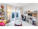 Cozy living room with neutral tones, comfortable seating, and patio access at 7218 Cloister Dr # 7218, Sarasota, FL 34231