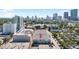 Aerial view of townhomes with a city view at 845 Burlington N Ave, St Petersburg, FL 33701
