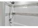 Updated shower features subway tile and modern fixtures at 10415 Waterbird Way # 10415, Bradenton, FL 34209