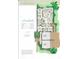 Layout showing residence floor plan with living area, garage, and lanai dimensions for prospective buyers at 1264 Riverscape St # B, Bradenton, FL 34208