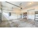 Spacious two-car garage with a door to the house and storage racks at 1330 16Th St, Sarasota, FL 34236