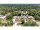 Overhead view of a property featuring solar panels at 1631 Madison Ave, North Port, FL 34286