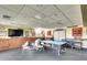 Fun game room featuring a pool table, TV, seating, and built-in storage at 2608 Waterford Way # B, Palmetto, FL 34221