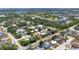 Scenic aerial view of residential area showcasing lush greenery and nearby amenities at 3417 50Th W St, Bradenton, FL 34209