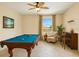 Game room with a pool table at 4668 Tuscana Dr, Sarasota, FL 34241