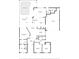 Detailed floor plan showcasing the layout of the home, including the primary bedroom, kitchen, and spacious living areas at 4715 Spinnaker Dr, Bradenton, FL 34208