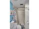 Bright bathroom with modern shower, tiled walls, and stylish fixtures at 845 Benjamin Franklin Dr # 106, Sarasota, FL 34236