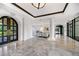 Luxurious lobby with marble floors, pillars, and ample seating at 1241 Gulf Of Mexico Dr # 603, Longboat Key, FL 34228