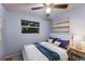 Cozy bedroom with hardwood floors and ample natural light at 1411 70Th Nw St, Bradenton, FL 34209