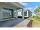 Beautiful paved patio with lush green lawn at 16114 Ivy Ridge Ct, Port Charlotte, FL 33953