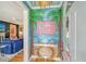 Stylish entryway featuring unique decor and a bright, welcoming atmosphere at 1960 Lincoln Dr, Sarasota, FL 34236