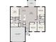 Detailed floor plan of a house with labeled rooms, dimensions, and layout for easy visualization at 21061 Delake Ave, Port Charlotte, FL 33954