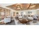 Spacious dining room featuring elegant seating and golf course views at 228 Saint James Park, Osprey, FL 34229