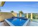 Rooftop spa pool offering a scenic view of the waterfront at 416 Casey Key Rd, Nokomis, FL 34275