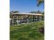 Well-maintained boat dock with lift, providing convenient access to the water for boating activities at 4517 Pinfish Ln, Palmetto, FL 34221