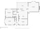Detailed floor plan showcasing the layout of the living room, kitchen, main bedroom, and Gathering room at 5504 Beneva Woods Circle, Sarasota, FL 34233