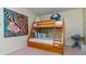 Bedroom featuring a bunk bed with marine-themed decorations at 6480 Midnight Pass Rd # 316, Sarasota, FL 34242