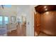 View from the foyer of the living spaces with a private elevator for easy access at 7342 Captain Kidd Ave, Sarasota, FL 34231
