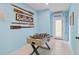 Relax in a fun game room featuring a foosball table and coastal decor, perfect for entertaining guests at 811 Jacaranda Rd, Anna Maria, FL 34216