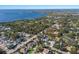 Overhead view showcasing the home's location within a scenic neighborhood with waterway access at 8314 9Th Avenue Nw Ter, Bradenton, FL 34209