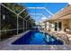 Screened pool offering a refreshing escape with a lovely patio surround at 8314 9Th Avenue Nw Ter, Bradenton, FL 34209