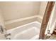 Modern bathroom featuring a tub with shower and built in seat at 835 S Osprey Ave # 310, Sarasota, FL 34236