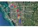 Legacy Trail Map showing the available trail route with the available parking locations at 835 S Osprey Ave # 310, Sarasota, FL 34236
