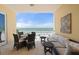 Balcony with outdoor seating and spectacular view of the ocean at 915 Seaside Dr # 405 Weeks 22-23, Sarasota, FL 34242