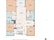 Detailed floor plan of the house, highlighting the layout of bedrooms, bathrooms, kitchen, and living areas at 915 Seaside Dr # 405 Weeks 22-23, Sarasota, FL 34242