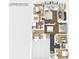 Detailed floor plan showcasing a four-bedroom layout, two bathrooms, and an attached two-car garage at 11319 82Nd E St, Parrish, FL 34219