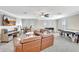Spacious recreation room with entertainment area including a pool table, seating, and TV, perfect for leisure and gatherings at 17003 2Nd E Ave, Bradenton, FL 34212