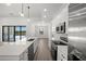 Kitchen with stainless steel appliances and a water view at 197 Rotonda Cir, Rotonda West, FL 33947